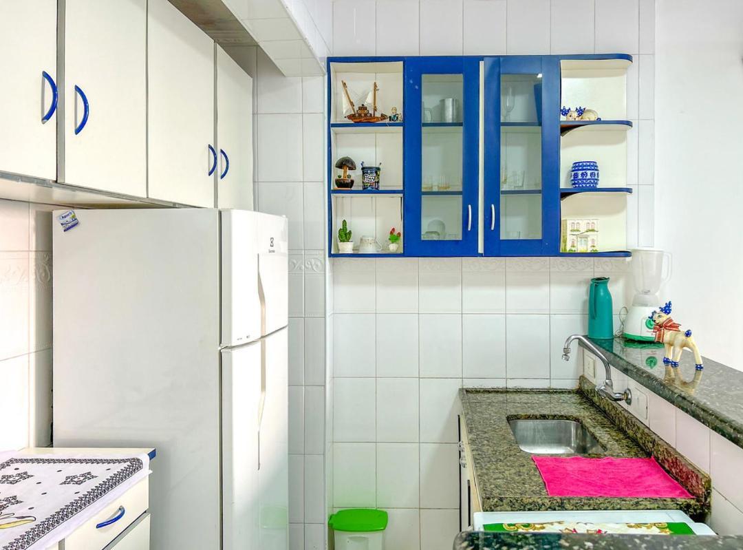 Otimo Loft Pe Na Areia Na Praia Da Guilhermina Sp Apartment Praia Grande  Bagian luar foto