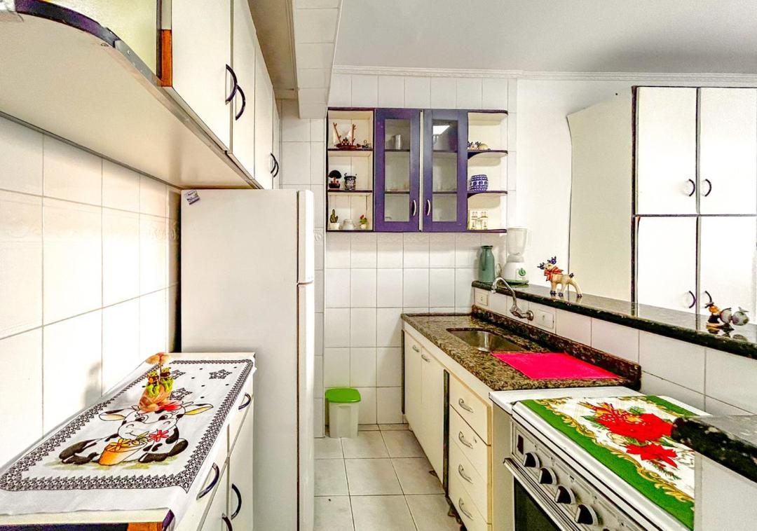 Otimo Loft Pe Na Areia Na Praia Da Guilhermina Sp Apartment Praia Grande  Bagian luar foto